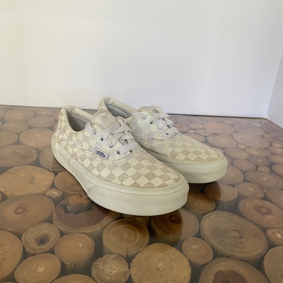 Vans Kids Sneakers in White Checkered - Picture 3 of 4